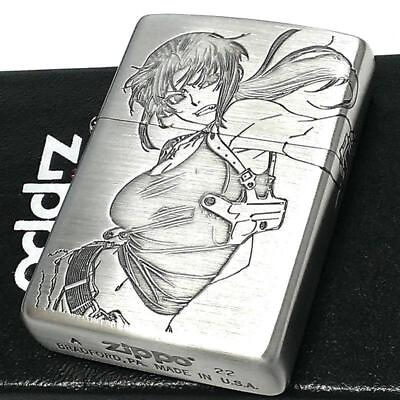 #ad Zippo Lighter Anime Black Lagoon Levy Silver Character $188.10