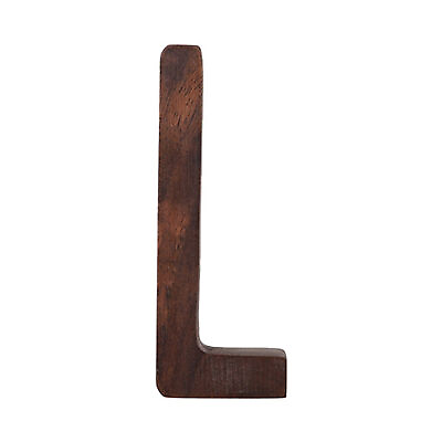 #ad Wooden Word English Diy Tool Freestanding Wooden Letter Walnut $9.31
