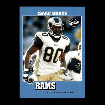 #ad Isaac Bruce 2001 Upper Deck Vintage St. Louis Rams #140 R327C 23 $1.79