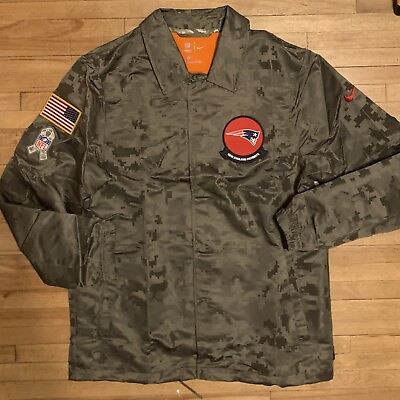 #ad New Nike NFL NE Patriots Salute To Service Repel Jacket AT7791 222 Size Large $34.99
