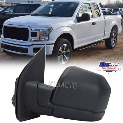 #ad Driver Left Side Door Mirror Manual Folding for 2015 2020 Ford F 150 F150 Truck $74.58