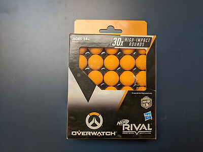 #ad NERF Rival Overwatch Balls 30x High Impact Rounds Refill Pack $12.00