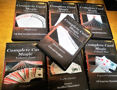 #ad Gerry Griffin Complete Card Magic Beginner to Expert Volumes 1 7 DVD Set $79.36