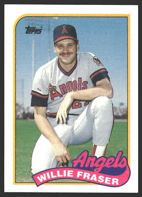 #ad Willie Fraser #679 1989 Topps California Angels $1.65