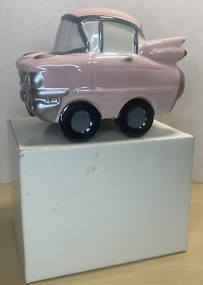 #ad Mary Kay MK Ceramic Pink Cadillac Car Bank In Original Box Very Nice Condition $27.00