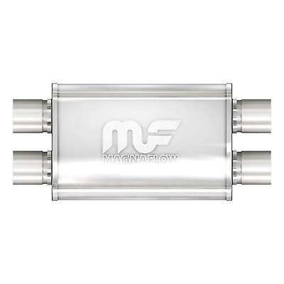 #ad MagnaFlow Performance Exhaust Muffler 11385 Dual 2.25quot; Inlet Outlet 4X9 Oval $152.00