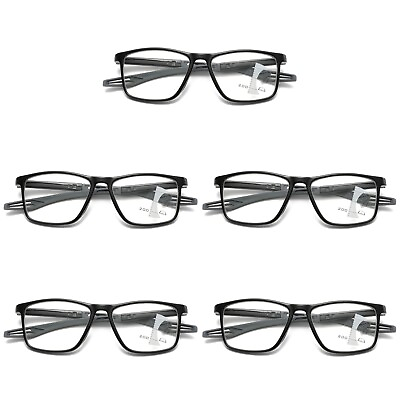 #ad 5PK Men Women Multifocus No Line Progressive Reading Glasses Multifocal Readers $14.59