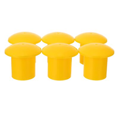 #ad Rebar Caps 30pcs Mushroom Rebar Cap Plastic End Caps Yellow Rebar Safety Ca... $18.68