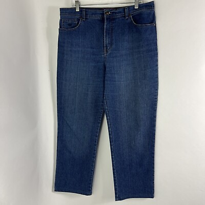 #ad Gloria Vanderbilt Jeans Women#x27;s Size 14 Amanda Tapered High Rise Stretch Denim $18.99