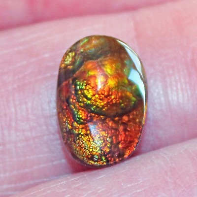 #ad Fire Agate Gem AAA Quality 4.68 ct. Incredible Stone $590.00