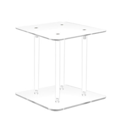 #ad #ad 6X6X6quot; Clear Riser Acrylic Transparent Plexiglass Pedestal Table Display Podium $9.56