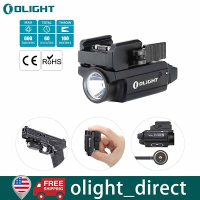 #ad #ad OLIGHT PL MINI Valkyrie 2 600 Lumens Magnetic Rechargeable Pistol Tactical Light $89.95