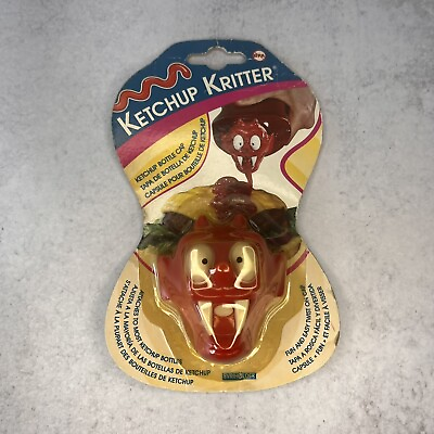 #ad Ketchup Kritter Fun Bottle Dispenser Lid Cap New $9.99