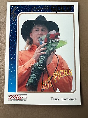 #ad Country Gold Tracy Lawrence Sterling Premier Edition 1992 Trading Card $1.79