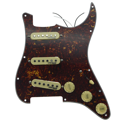#ad High Quality Loaded Prewired ST Pickguard with Wilkinson Pickups for Fender $32.59