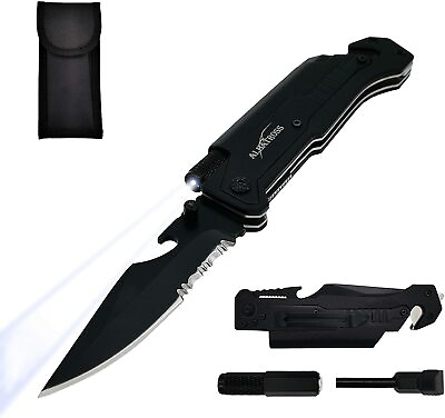 #ad ALBATROSS EDC 6 in 1 Multifunction Outdoor Survival Tactical Pocket Knife FK001 $16.62