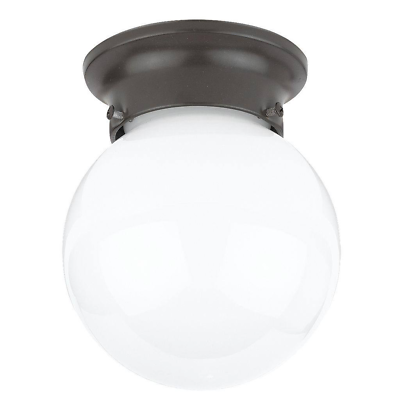 #ad Gen. Lighting One Light Ceiling Flush Mount Heirloom Bronze Model #5366782 $24.99