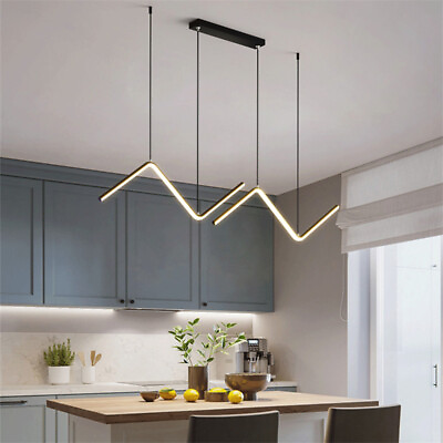 #ad #ad Led Dining Room Pendant Light Office Chandelier Light Kitchen Ceiling Lighting $198.89
