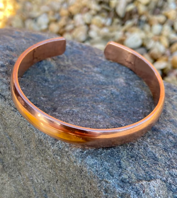 #ad Hand Forged 100% Pure Copper Bracelet. Solid Copper Arthritis Relief Bracelet. $12.99