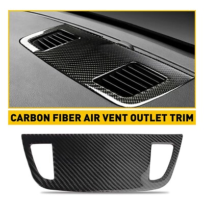 #ad Real Carbon Fiber Car Air Vent Outlet Cover For BMW 3Series E90 E92 05 12 OXILAM $13.01