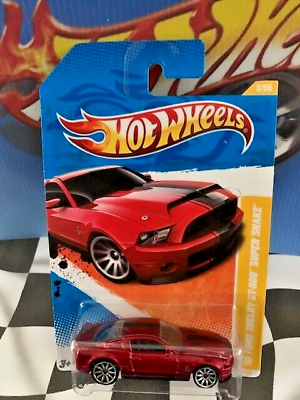 #ad Hot Wheels 2011 New Models 03 50 003 #x27;10 Ford Shelby GT500 Super Snake RED 10SP $8.99