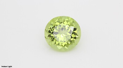 #ad 1.97ct Excellent Cut 8mm Round Shape Natural Peridot $99.00