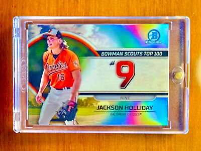 #ad Jackson Holliday RARE ROOKIE REFRACTOR BOWMAN CHROME INVESTMENT CARD SSP MINT $39.99