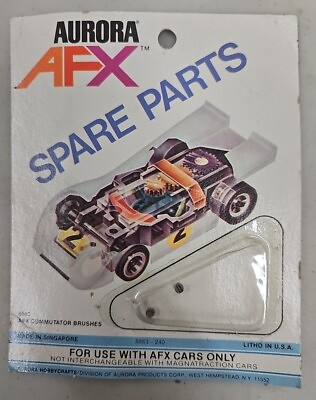 #ad Aurora AFX Racing Spare Parts #8863 240 AFX COMMUTATOR BRUSHES NIP S24 $8.50