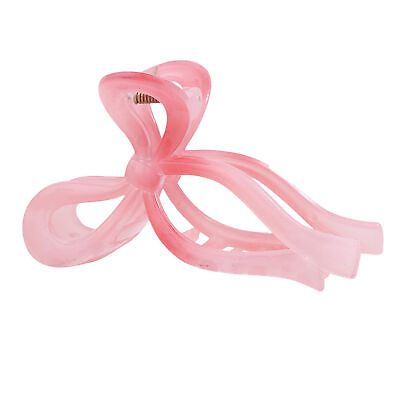 #ad Ribbon Bow Hair Claw Clip Pink Hair Claw Bow Hair Clips Non Slip Claw Clips $8.27