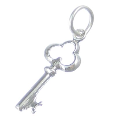 #ad Key 2D sterling silver charm .925 x 1 Keys charms. $22.99