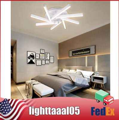 #ad Modern LED Ceiling Lighting Remote Control Dimmable Light Fixture US $62.84