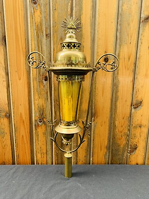 #ad 1930s Church Sanctuary Wall Candle Sconce C $300.00