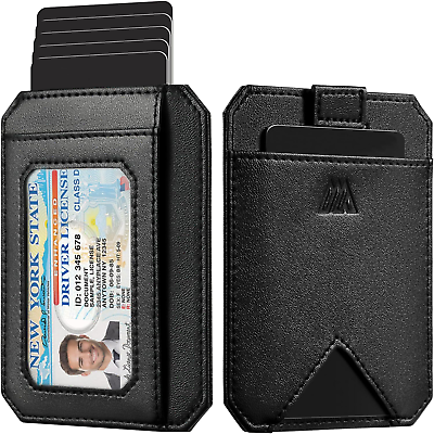 #ad Wallet for Men Card Holder Slim Minimalist Leather Wallet Front Pocket Wallets f $15.88