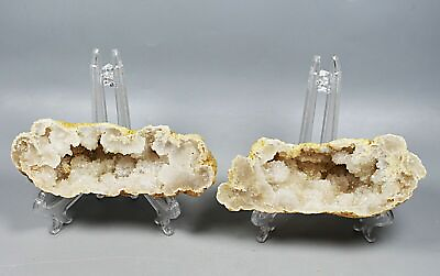 #ad 249g Rare Top Grade Gorgeous White Agate Geode Rough Reiki Crystal Specimen $19.82