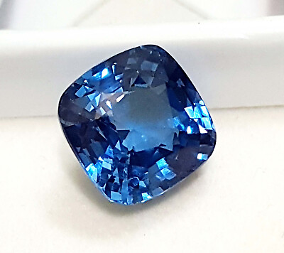 #ad 10.48 Ct Loose Gemstone Flawless Natural Elegant Blue Sapphire Cushion Shape $34.26