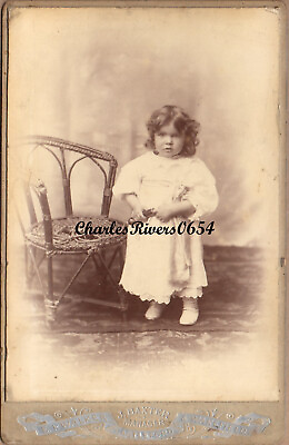 #ad CABINET CARD CHILD amp; SKIPPING ROPE BY WALKER CASTLEFORD amp; WAKEFIELD PHOTO GBP 6.50