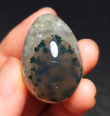 #ad TOP 16G Natural Gobi Agate Eye Agate Egg Crystal Quartz Stone Madagascar ZZ156 $19.90