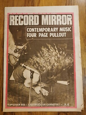 #ad Record Mirror Newspaper May 29th 1971 Tapeover Bid Cover GBP 10.00