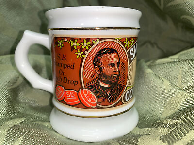 #ad Franklin Corner Store 1985 Retro Smith Bros. Cough Drops Coffee Porcelain Mug $19.99