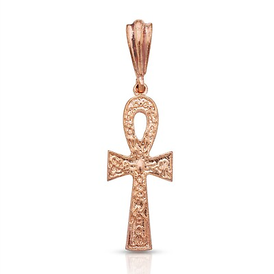 #ad Copper Smooth Ankh Charm Pendant Made in the USA $23.00