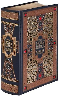 #ad Holy Bible King James English Version Gustave Dore Illustrated Leather Bound $58.99