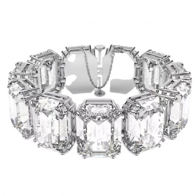 #ad NWB Swarovski Millenia Oversized Octagon Cut Crystals Bracelet 5599192 $338.00