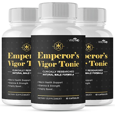 #ad Emperor#x27;s Vigor Tonic Mens Health Supplement Official Formula 3 Pack $48.95