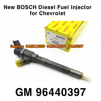 #ad New Bosch 0445110269 Diesel Fuel Injector for CHEVROLET TOSCA WINSTORM CAPTIVA $323.94