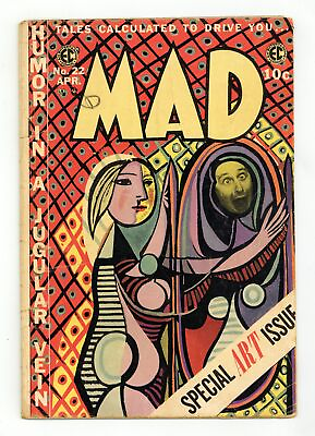 #ad Mad Magazine #22 GD 2.0 1955 $51.00