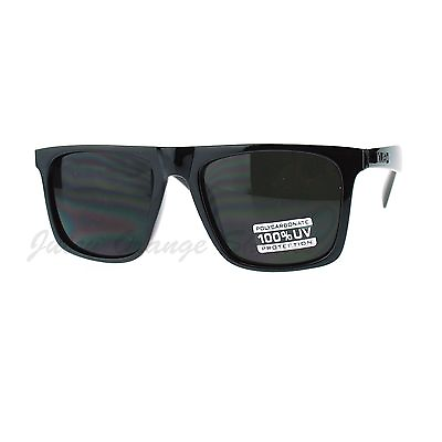 KUSH Square Sunglasses Men#x27;s Super Dark Lens Black Shades $10.95