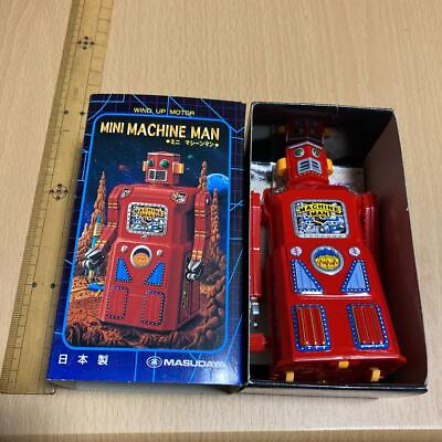 #ad Masudaya Mini Machine Man Wind Up Motor Robot Vintage Tin Toy Japan $59.00