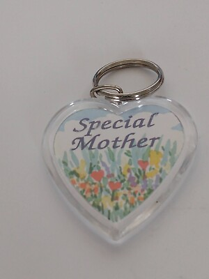#ad Special Mother Floral Heart Keyring $9.00