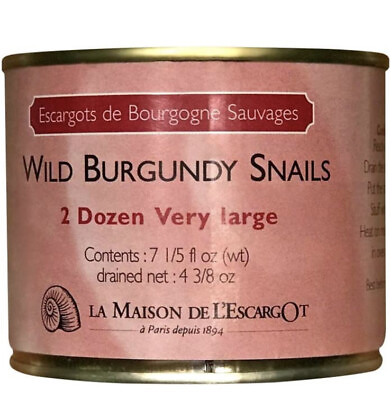 #ad Premium Escargot Wild Burgundy Snails $27.00