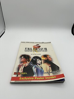 #ad Final Fantasy VIII 8 Official Strategy Guide Brady Sony Playstation Squaresoft $25.00